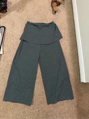 Mini skirt with Wide-Leg pants